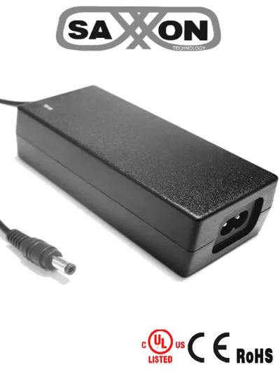Fuente de Poder SAXXON PSU1204-D 12V 4.1A con Cable de 1.2 m para Sistemas de Seguridad