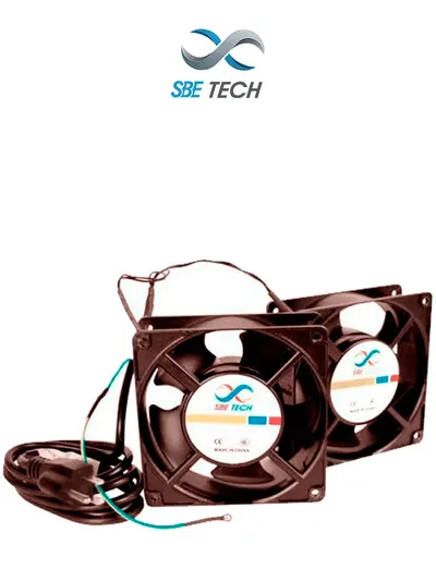Extractores para gabinete SBE TECH SBE-J2VENTN127V, par de 4 1/2 pulgadas
