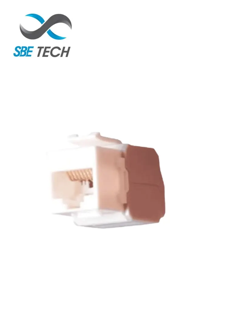 Jack de red SBE TECH SBE-JACKC6S-WT Cat 6 blanco autoponchable