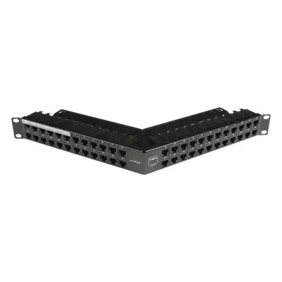 Patch panel SIEMON Z6AS-PNLA-U48K blindado de 48 puertos Cat 6A