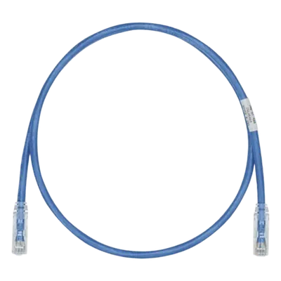 Cable de Parcheo / UTP Cat6 / 24 AWG / CM / 0.61 m (2 ft) / Azul