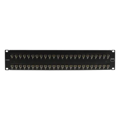 Patch panel SIEMON UP6A-F2-48L-RS Cat6A de 48 puertos y 2U