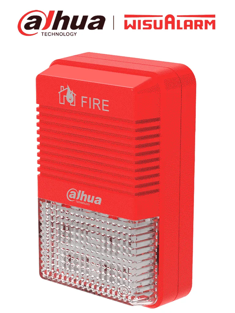 Lampara Estroboscópica DAHUA DHI-HY-1500 con Sirena Direccionable de Alarma
