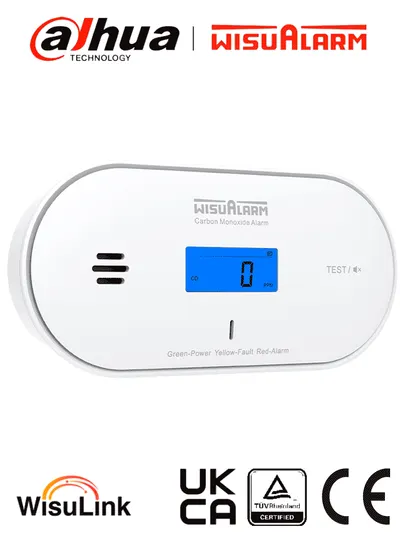 Detector de Monóxido de Carbono DAHUA DHI-HY-GC30A-R8 con Sensor Electroquímico