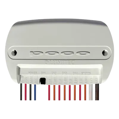 Módulo de Control de Iluminación Digital / 4 Canales / Tecnología PLI / NMEA 2000 / CANbus / Sound-to-Light / IP Sellado / Expansión Pico Modules