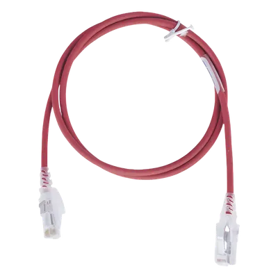 Patch Cord / Cat 6 / UTP / T568A/B / CM/LSOH1 / 28AWG / 2.13 m (7 ft) / Rojo