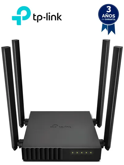 Router WiFi TP-LINK Archer C50 AC1200 de doble banda y 4 antenas