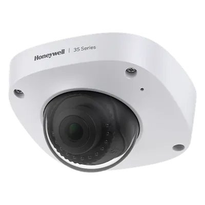 Cámara mini domo IP Honeywell HC35W25R3 de 5 MP y gran angular