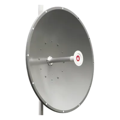 Antena Direccional / 5.9 a 7.1 GHz / Ganancia 34 dBi / Apertura 3.5° / Doble Polarización V/H / RP-SMA Hembra / Resistencia Viento 120 km/h (74.6 mph)