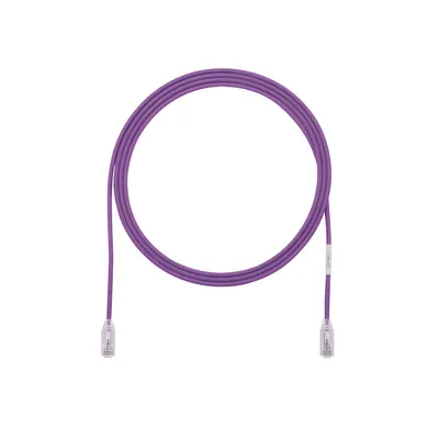 Cable de Parcheo / UTP Cat6 / 28AWG Diámetro Reducido / 0.3 m (1 pie) / Violeta