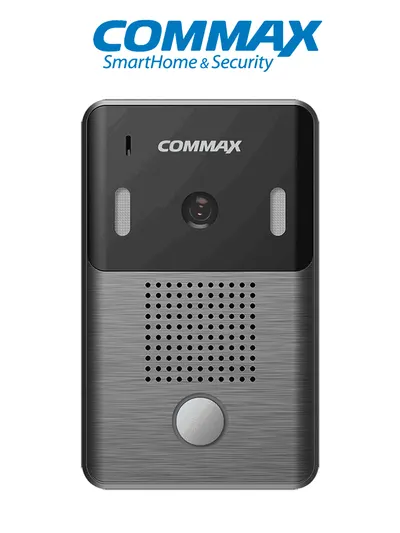 COMMAX DRC4Y - Frente de Calle para Videoportero, Cámara 960H y Sensor de Luz, Volumen Ajustable, Compatible con Cualquier Monitor COMMAX y Cubierta CMX2260001