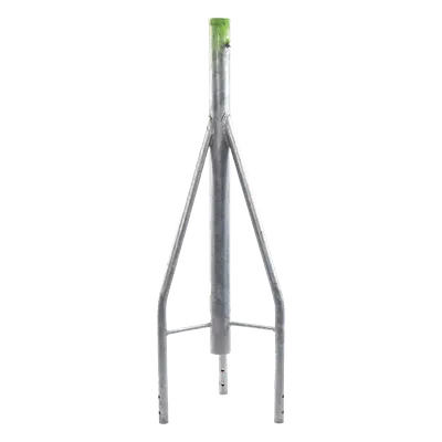 Tramo de Remate para Torre / Tubo Central 2' Cal.18 / Tubos 7/8' Cal.18 / 3 Opresores para Pararrayos / Galvanizado Electrolítico / Compatible STZ-30