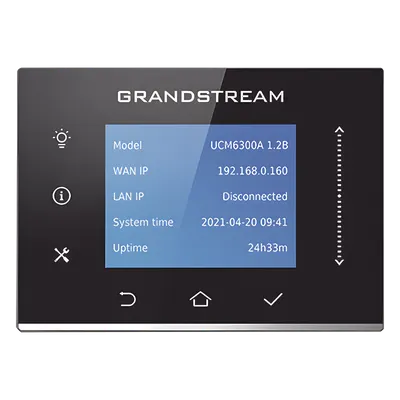 Conmutador IP-PBX Grandstream UCM6300A para 250 usuarios y 50 llamadas
