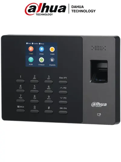 DAHUA ASA1222G - Control de Asistencia StandAlone con Batería Incluida/ 1,000 Usuarios, Passwords y Tarjetas Mifare (IC Card)/ 2,000 Huellas/100,000 Registros/ 24 Periodos de Asistencia y 20 Departamentos/ Comunicación TCP/IP/ Puerto USB