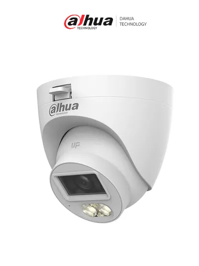 Cámara domo Dahua DH-HAC-HDW1500CLQN-IL-A-S3-DIP de 5 MP