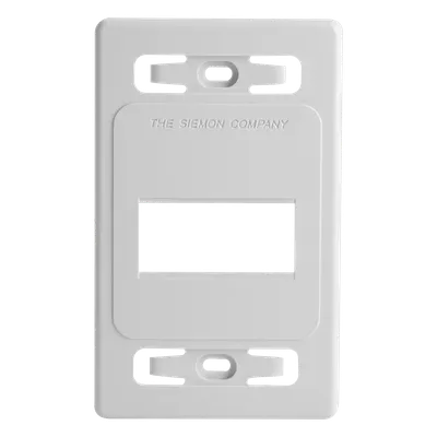 Placa de pared modular SIEMON MX-FP-S-03-02B de 3 salidas