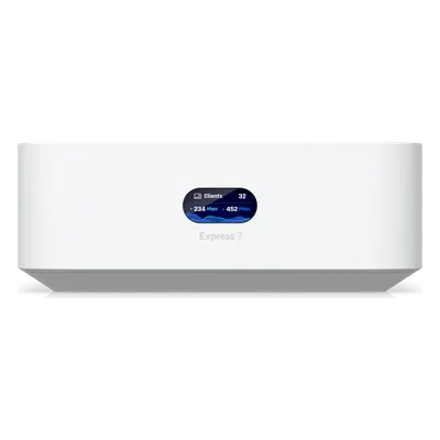 Gateway compacto UBIQUITI UX7 con Wi-Fi 7 y puertos de alta velocidad