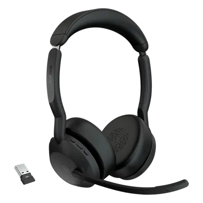Diadema Jabra Evolve2 55 Stereo con Bluetooth y cancelación de ruido