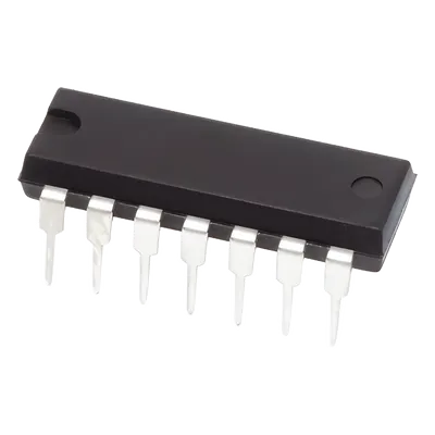 Circuito integrado SYSCOM PARTS CD4066BE con cuatro interruptores bilaterales