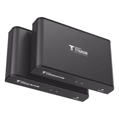 Kit Extensor HDMI para distancias de 120 metros / Resolución 1080P a 60Hz / Cat 6 / Soporta conexión Uno a Uno y Uno a Muchos / Soporta hasta 253 Rx / Salida Loop / Baja Latencia / Uso 24/7 / Soporta HDbitT / Compatible con Switch Gigabit