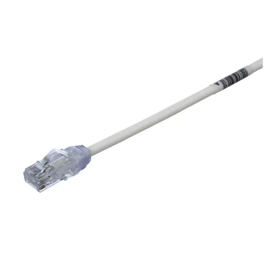 Cable de Parcheo UTP / Cat6A / 28AWG / CM-LSZH / 65 pies (19.81 m) / Blanco Mate