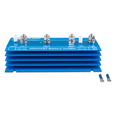 Aislador de Baterías / 200 A / 3 Bancos Independientes / Caída de Tensión <0.1 V / 12/24 V Auto / Terminales M8