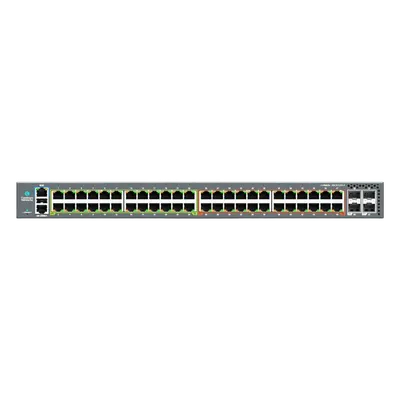 Switch Empresarial / Cloud-Managed / Layer 2-3 / 48 Puertos Gigabit / 6 Puertos SFP28 25G / PoE++ 90W / Dual Power CRPS / 420 Gbps Throughput