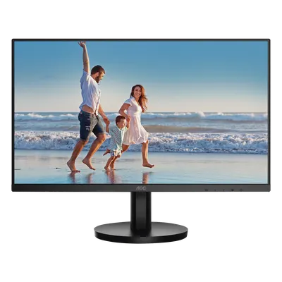 Monitor LED de 23.8" VESA, Resolución 1920 x 1080 Pixeles, Entradas de Video VGA/HDMI. Panel VA LCD Backlight LED. Ultra Delgado