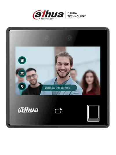 Control de acceso DAHUA DHI-ASI3214A-W con reconocimiento facial y WiFi