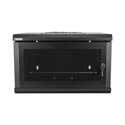 Gabinete rack de pared PRECISION PS06550DU de 19 pulgadas y 6U