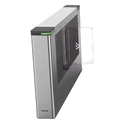 Torniquete Swing Izquierdo / Carril 90 cm (35.4 in) / Lector de Tarjeta Integrado / TCP-IP / 20 a 60 Personas/min / IP54 / Acero Inoxidable SUS304