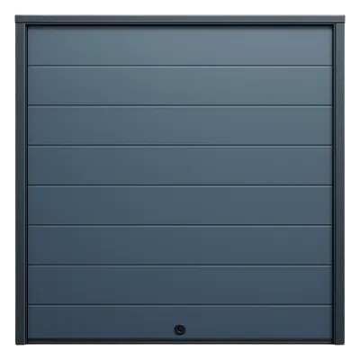 Puerta de Garage / Estilo Americano / Aislada / 8x7 pies / Acabado Deluxe / Color Gris / Línea Central