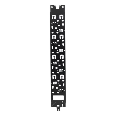 Panel Administrador de Cables Vertical / 42RU / 977.6 mm (38.5 in) / 139.2 mm Ancho / Acero con Recubrimiento en Polvo / Negro