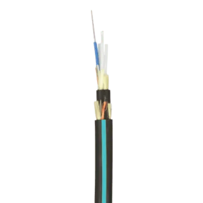 Cable de Fibra Óptica / 12 Hilos / OM4 / Loose Tube 250um / Doble Forro / Dieléctrico / LSZH / Interior-Exterior