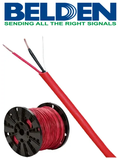 Cable para detección de incendio BELDEN 5320UL0021000, 2 Conductores y 305 mts