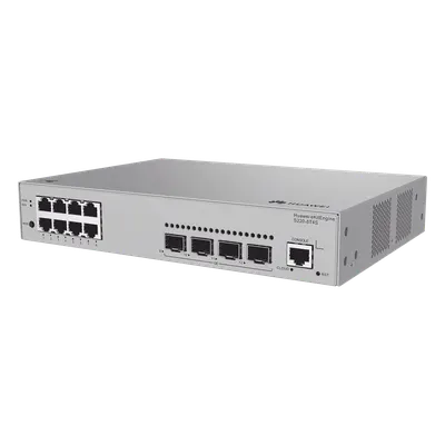 Switch administrable HUAWEI S220-8T4S con 8 puertos Gigabit y 4 SFP