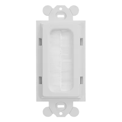 Inserto de cepillo Panduit CFGBWH blanco para placa frontal GFCI
