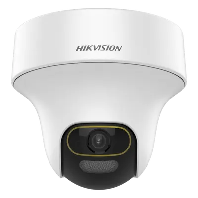 Cámara domo PT Hikvision DS-2CE70DF3T-PTS con ColorVu y audio