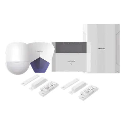 Kit de alarma híbrido HIKVISION DS-PHA64-LP/PACK(B) de 64 zonas