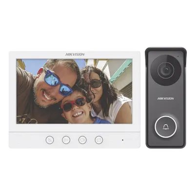 Kit de videoportero Hikvision DS-KIS213 con pantalla de 7 pulgadas
