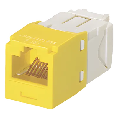 Jack RJ45 PANDUIT CJ688TGYL Cat 6, terminación sin herramienta
