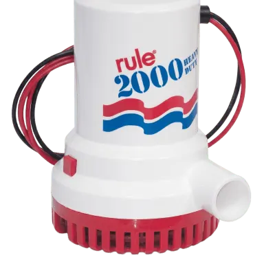 Bomba de achique RULE 12 de 2,000 GPH para sistemas de 24 V
