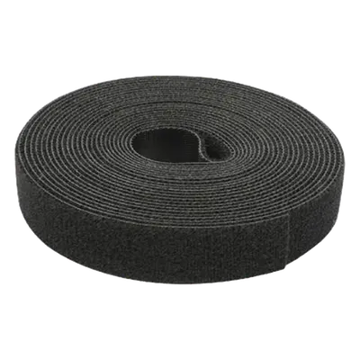 Cinta de contacto PRECISION PST-C05-001-BK, negra de 1.6 cm x 25 m