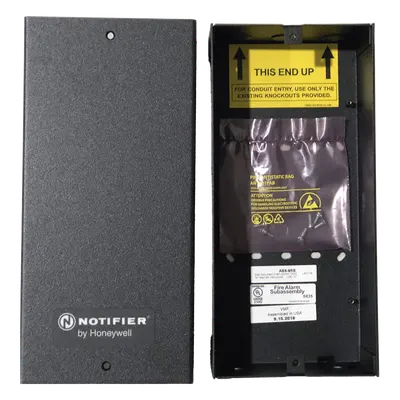 Gabinete de Montaje Remoto NOTIFIER ABS-8RB con Alimentación 24 VDC y Compatible RPT