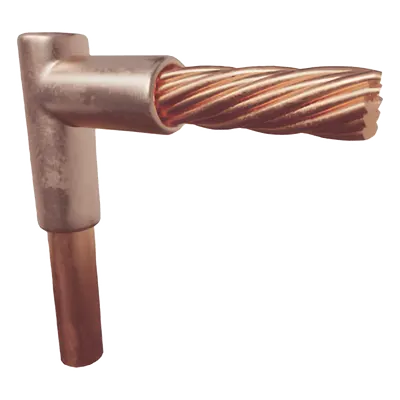 Molde para Soldadura Exotérmica / Tipo L / Tope Varilla 5/8 in (0.52 ft) / Cable 4 AWG / Carga #65