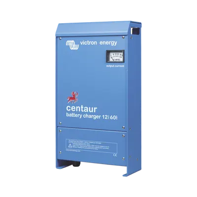 Cargador de Baterías / 12V 60A / 3 Salidas Aisladas / Entrada Universal 90-265 VCA / Compensación Térmica / Caja Aluminio Epoxi / 240-600 Ah