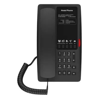 Teléfono IP hotelero Fanvil H4B con 2 líneas SIP y teclas programables