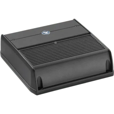 Amplificador Náutico y para Automóvil / 2 Canales / Clase D / 200 W / Rango Completo / 75 W RMS x 2 a 4 Ω / 100 W RMS x 2 a 2 Ω / Puenteado 200 W x 1 / Filtro Paso Alto y Bajo 50-500 Hz / Entradas RCA / Fusible 20 A / Dimensiones