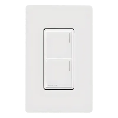 Teclado de escenas Lutron RadioRA 3 RRSTW2BSW de 2 botones