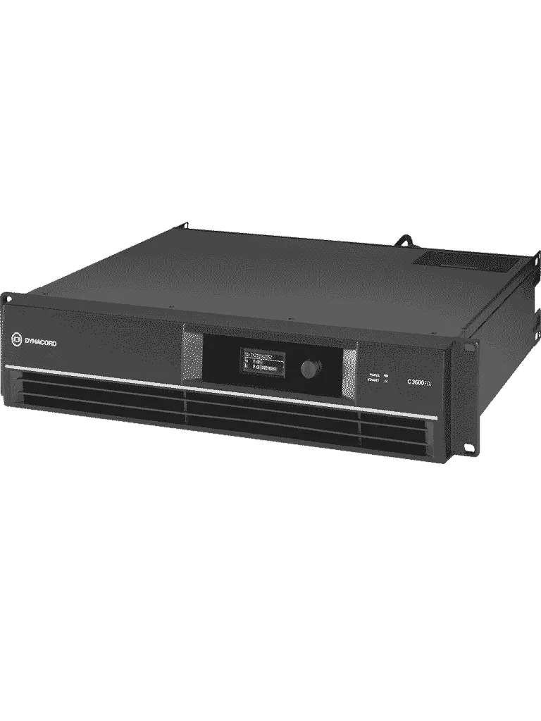 BOSCH M_C3600FDiUS - Amplificador de Potencia con DSP 2x1800W / Low-Z y Hi-Z / DYNACORD